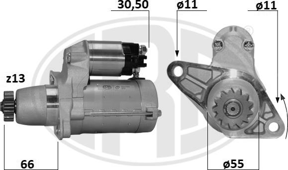 ERA 221062A - Motorino d'avviamento www.autoricambit.com