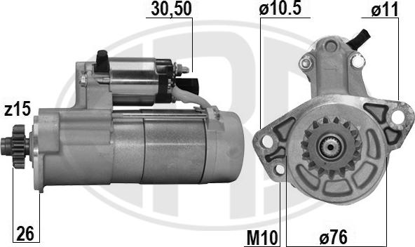 ERA 221075A - Motorino d'avviamento www.autoricambit.com