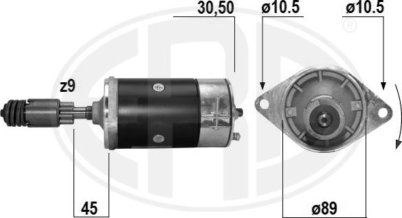 ERA 221078A - Motorino d'avviamento www.autoricambit.com