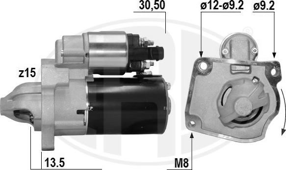 ERA 221072A - Motorino d'avviamento www.autoricambit.com