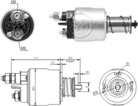 ERA 227934 - Elettromagnete, Motore d'avviamento www.autoricambit.com