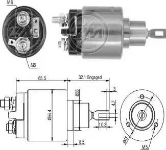 ERA 227490 - Elettromagnete, Motore d'avviamento www.autoricambit.com