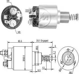 ERA 227492 - Elettromagnete, Motore d'avviamento www.autoricambit.com