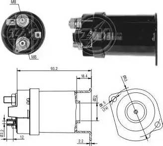 ERA 227468 - Elettromagnete, Motore d'avviamento www.autoricambit.com