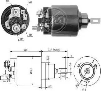 ERA 227481 - Elettromagnete, Motore d'avviamento www.autoricambit.com