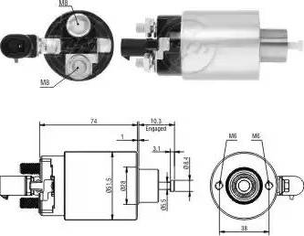 ERA 227479 - Elettromagnete, Motore d'avviamento www.autoricambit.com