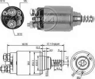 ERA 227592 - Elettromagnete, Motore d'avviamento www.autoricambit.com