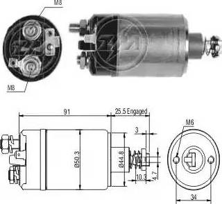 ERA 227567 - Elettromagnete, Motore d'avviamento www.autoricambit.com