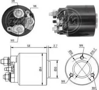 ERA 227514 - Elettromagnete, Motore d'avviamento www.autoricambit.com