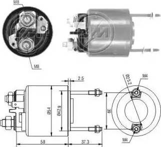 ERA 227516 - Elettromagnete, Motore d'avviamento www.autoricambit.com