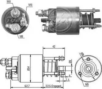 ERA 227582 - Elettromagnete, Motore d'avviamento www.autoricambit.com