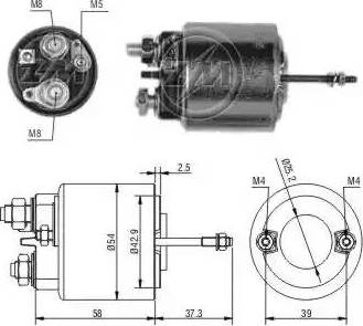 ERA 227529 - Elettromagnete, Motore d'avviamento www.autoricambit.com