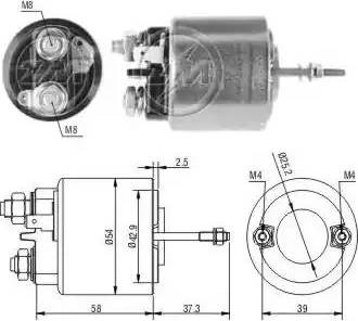 ERA 227520 - Elettromagnete, Motore d'avviamento www.autoricambit.com