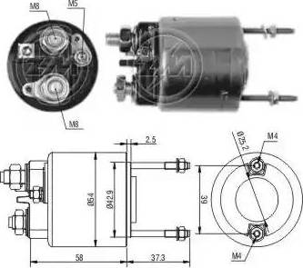 ERA 227522 - Elettromagnete, Motore d'avviamento www.autoricambit.com