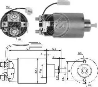 ERA 227667 - Elettromagnete, Motore d'avviamento www.autoricambit.com