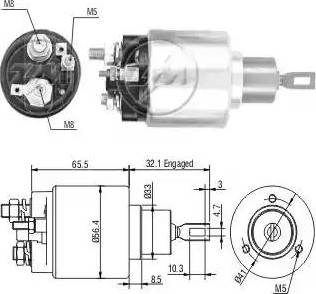 ERA 227633 - Elettromagnete, Motore d'avviamento www.autoricambit.com