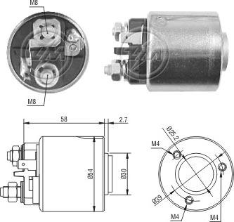 ERA 227056 - Elettromagnete, Motore d'avviamento www.autoricambit.com