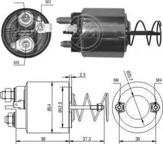 ERA 227057 - Elettromagnete, Motore d'avviamento www.autoricambit.com