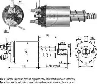 ERA 227085 - Elettromagnete, Motore d'avviamento www.autoricambit.com