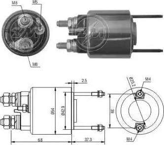 ERA 227080 - Elettromagnete, Motore d'avviamento www.autoricambit.com