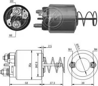 ERA 227081 - Elettromagnete, Motore d'avviamento www.autoricambit.com