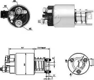 ERA 227038 - Elettromagnete, Motore d'avviamento www.autoricambit.com