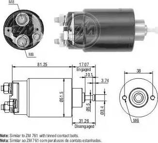 ERA 227109 - Elettromagnete, Motore d'avviamento www.autoricambit.com