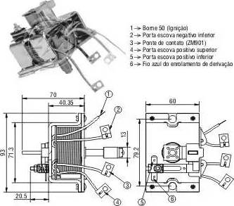 ERA 227859 - Elettromagnete, Motore d'avviamento www.autoricambit.com