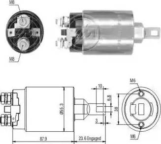 ERA 227854 - Elettromagnete, Motore d'avviamento www.autoricambit.com