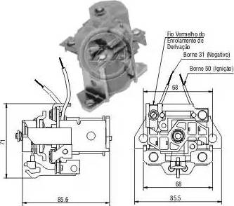 ERA 227860 - Elettromagnete, Motore d'avviamento www.autoricambit.com