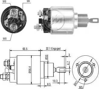 ERA 227868 - Elettromagnete, Motore d'avviamento www.autoricambit.com