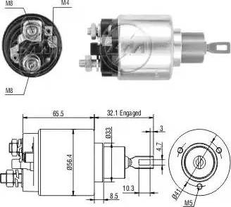 ERA 227833 - Elettromagnete, Motore d'avviamento www.autoricambit.com