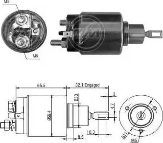 ERA 227875 - Elettromagnete, Motore d'avviamento www.autoricambit.com