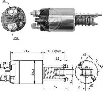 ERA 227341 - Elettromagnete, Motore d'avviamento www.autoricambit.com