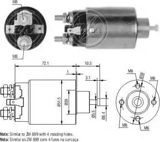 ERA 227 348 - Elettromagnete, Motore d'avviamento www.autoricambit.com