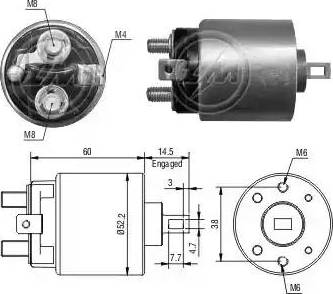 ERA 227301 - Elettromagnete, Motore d'avviamento www.autoricambit.com