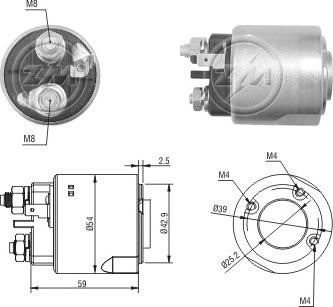 ERA 227318 - Elettromagnete, Motore d'avviamento www.autoricambit.com