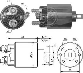 ERA 227299 - Elettromagnete, Motore d'avviamento www.autoricambit.com