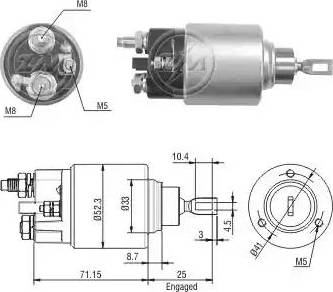 ERA 227266 - Elettromagnete, Motore d'avviamento www.autoricambit.com