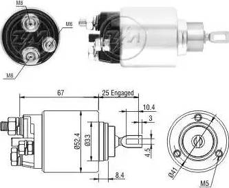 ERA 227218 - Elettromagnete, Motore d'avviamento www.autoricambit.com