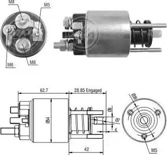 ERA 227284 - Elettromagnete, Motore d'avviamento www.autoricambit.com