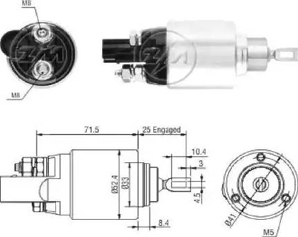 ERA 227275 - Elettromagnete, Motore d'avviamento www.autoricambit.com