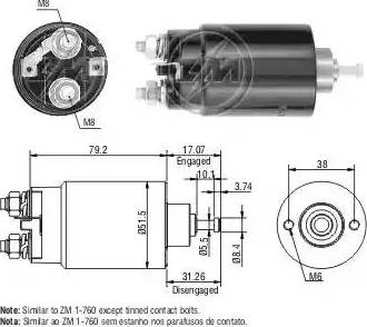 ERA 227743 - Elettromagnete, Motore d'avviamento www.autoricambit.com