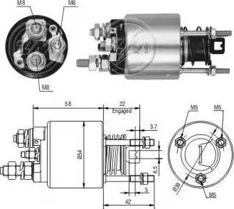 ERA 227742 - Elettromagnete, Motore d'avviamento www.autoricambit.com