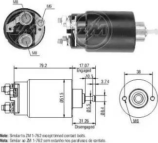 ERA 227747 - Elettromagnete, Motore d'avviamento www.autoricambit.com