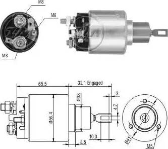 ERA 227759 - Elettromagnete, Motore d'avviamento www.autoricambit.com