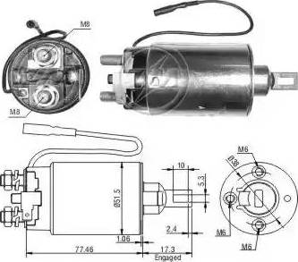 ERA 227785 - Elettromagnete, Motore d'avviamento www.autoricambit.com