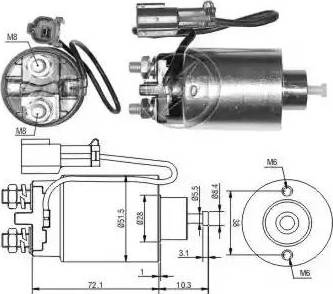 ERA 227781 - Elettromagnete, Motore d'avviamento www.autoricambit.com