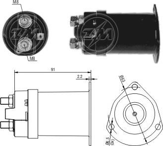 ERA ZM555 - Elettromagnete, Motore d'avviamento www.autoricambit.com