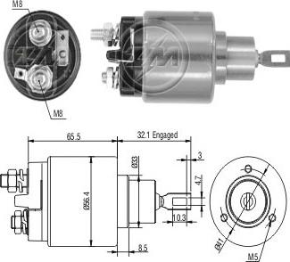 ERA ZM575 - Elettromagnete, Motore d'avviamento www.autoricambit.com